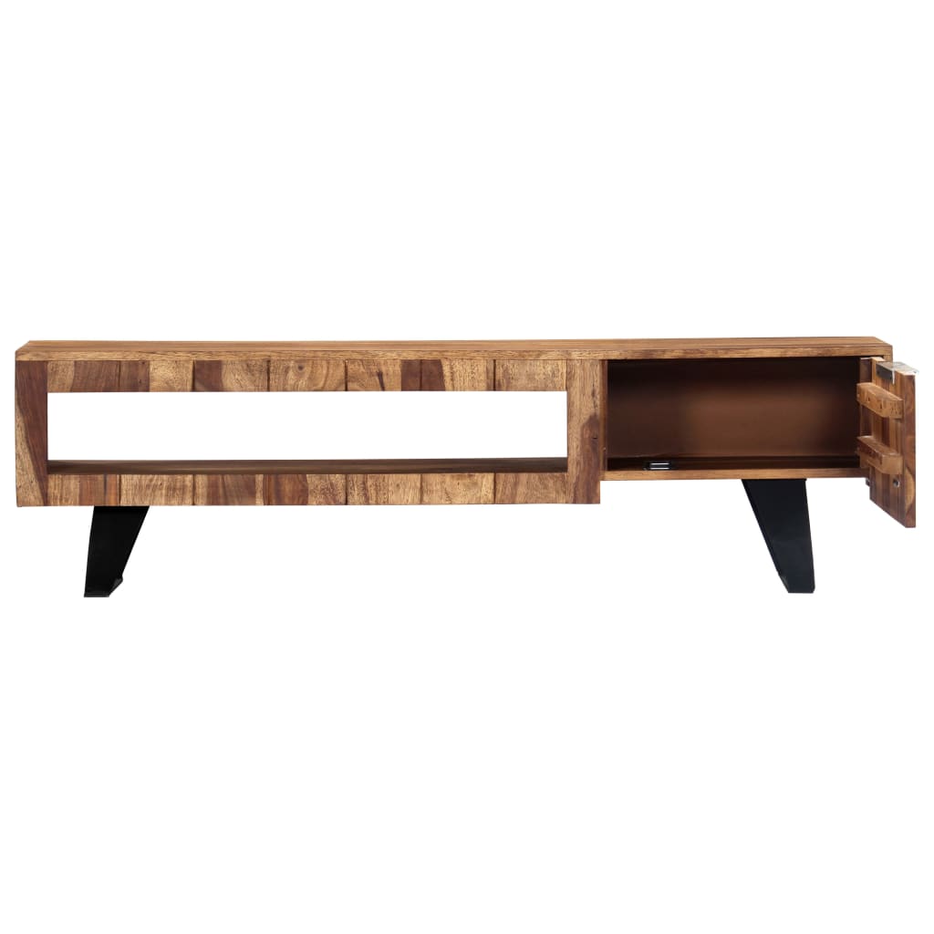 Tv Stolek 140 X 30 X 40 Cm Masivní Sheeshamové Dřevo