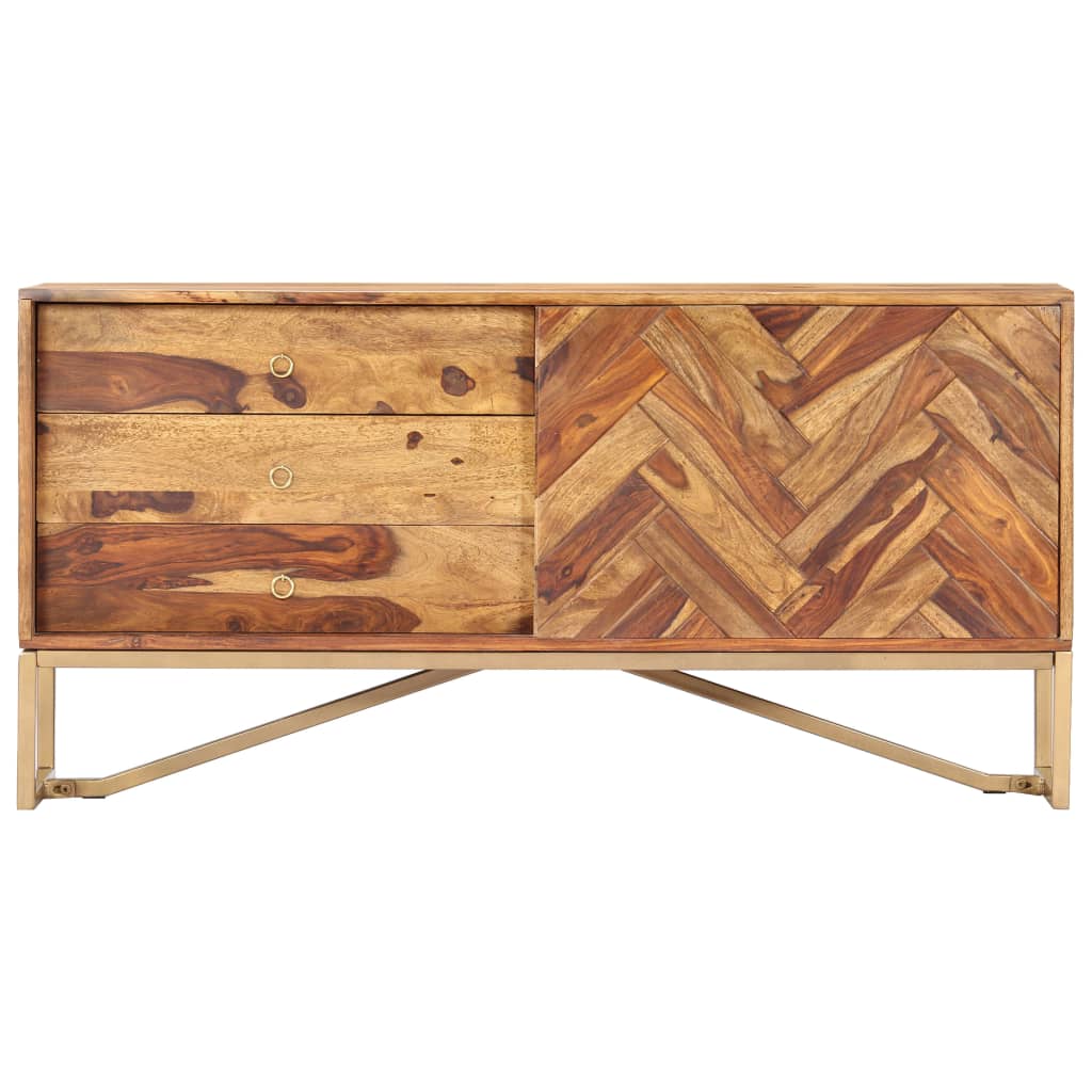 Příborník 118 X 30 X 60 Cm Masivní Akáciové Dřevo