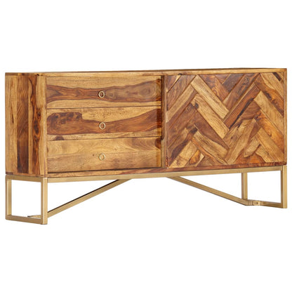 Příborník 118 X 30 X 60 Cm Masivní Akáciové Dřevo