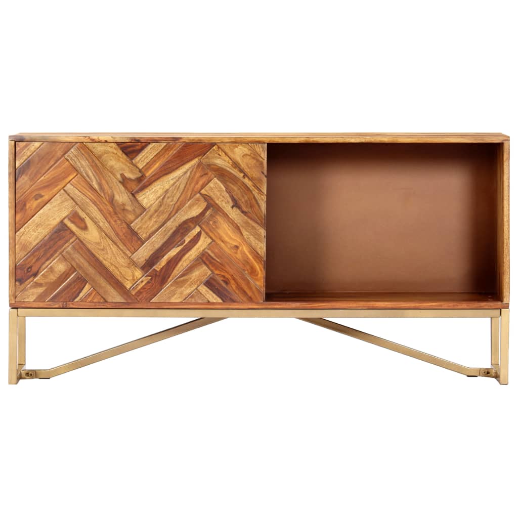 Příborník 118 X 30 X 60 Cm Masivní Akáciové Dřevo