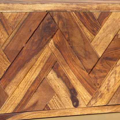 Tv Stolek 140 X 30 X 45 Cm Masivní Sheeshamové Dřevo