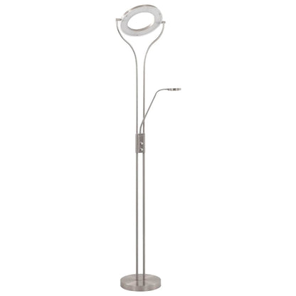 Stojací Lampa 18 W Stříbrná 180 Cm Stmívatelná