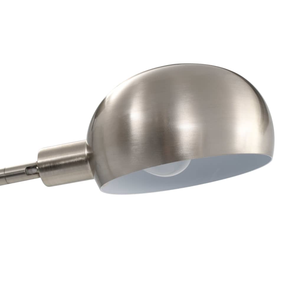 Stojací Lampa 200 Cm 5 X E14 Stříbrná