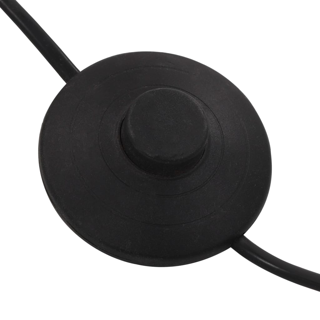 Stojací Lampa 200 Cm 5 X E14 Stříbrná