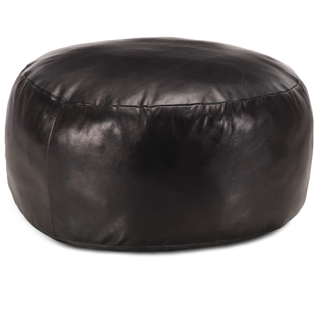 Sedací Puf Bronzový 60 X 30 Cm Pravá Kozí Kůže