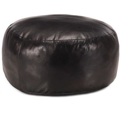 Sedací Puf Bronzový 60 X 30 Cm Pravá Kozí Kůže