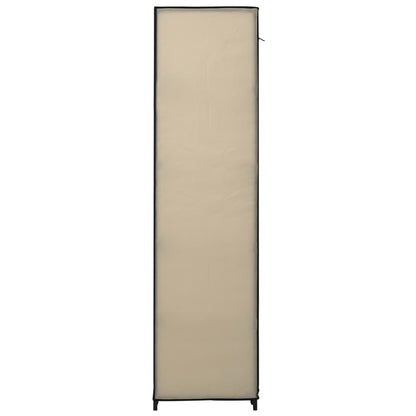 Skládací Šatní Skříně 2 Ks Krémové 110 X 45 X 175 Cm Textil