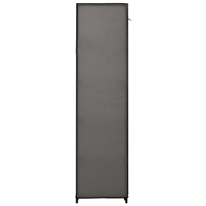 Skládací Šatní Skříně 2 Ks Šedé 110 X 45 X 175 Cm Textil