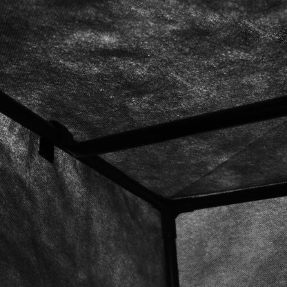 Šatní Skříně 2 Ks Černé 75 X 50 X 160 Cm