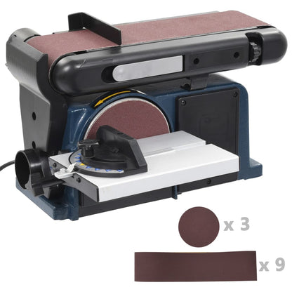 Elektrická Pásová A Kotoučová Bruska 370 W 150 Mm