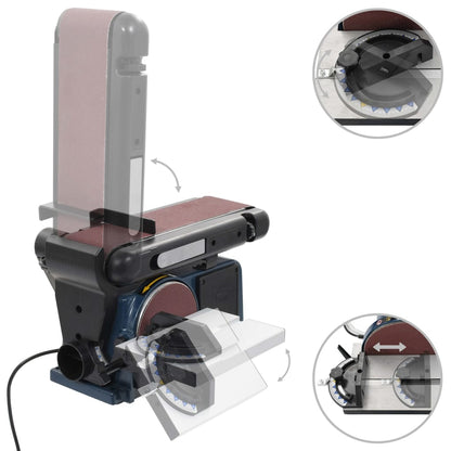Elektrická Pásová A Kotoučová Bruska 370 W 150 Mm