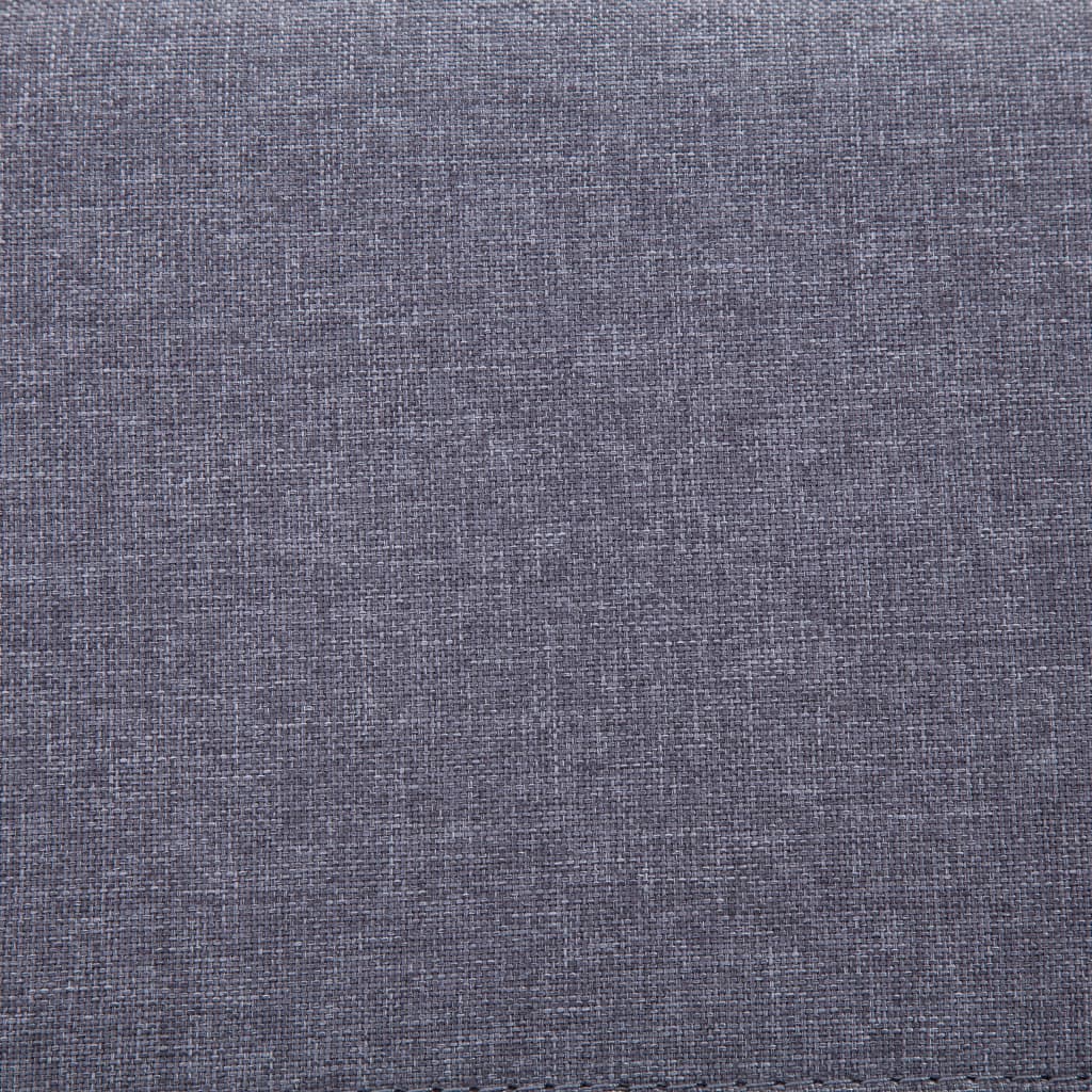 Lavice S Úložným Prostorem 116 Cm Světle Šedá Polyester