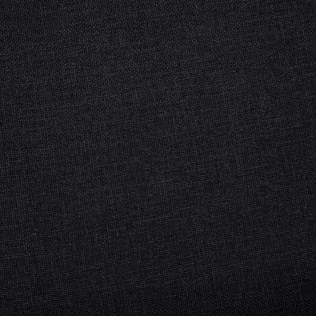 Lavice S Úložným Prostorem 116 Cm Černá Polyester