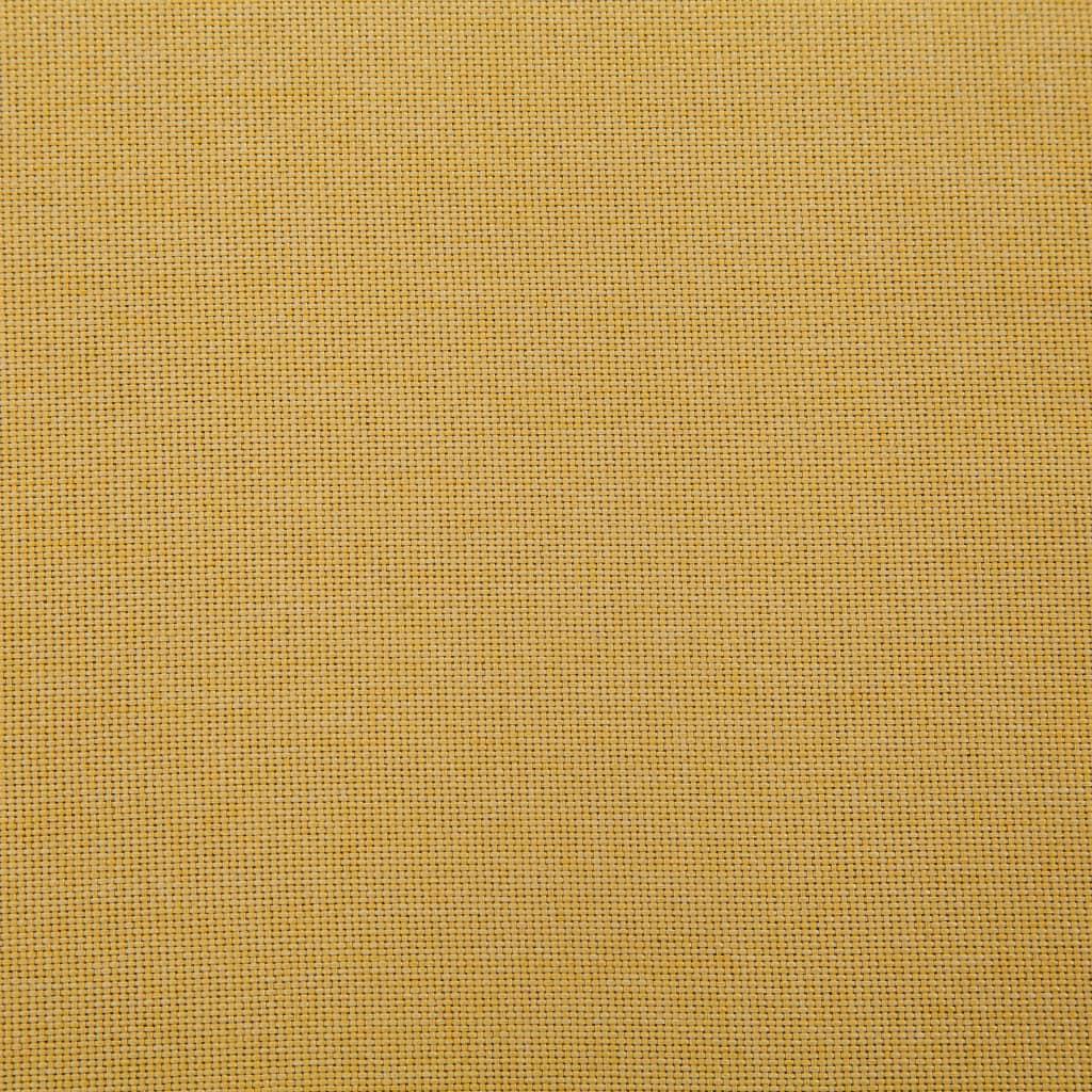 Lavice S Úložným Prostorem 116 Cm Žlutá Polyester