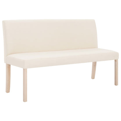 Lavice 139,5 Cm Krémová Polyester