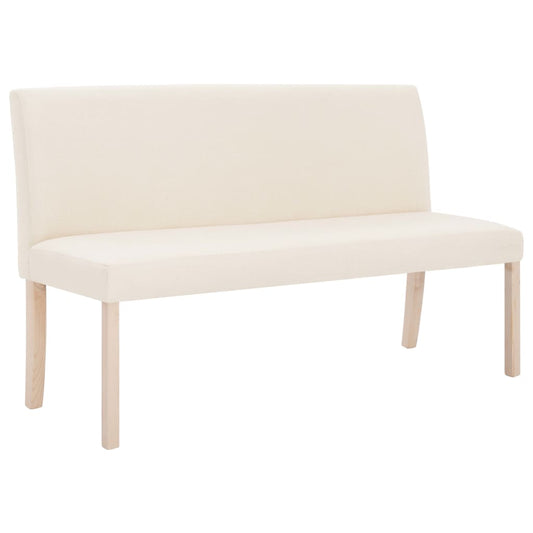 Lavice 139,5 Cm Krémová Polyester