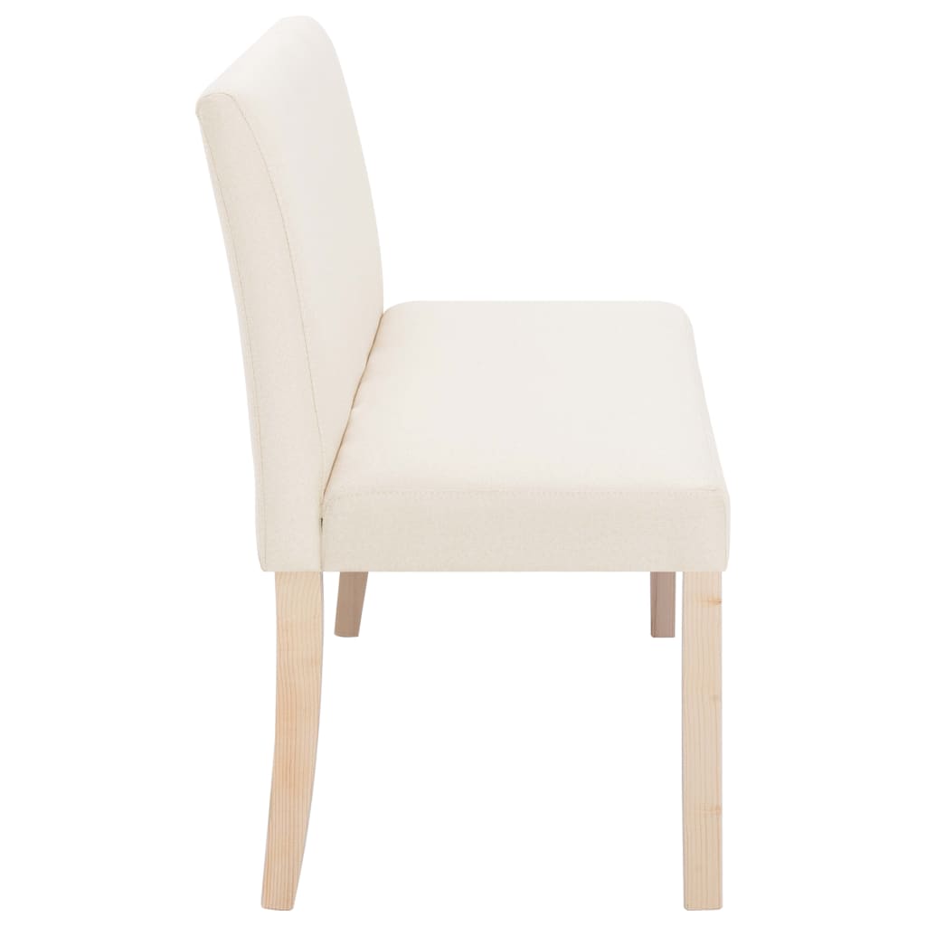 Lavice 139,5 Cm Krémová Polyester