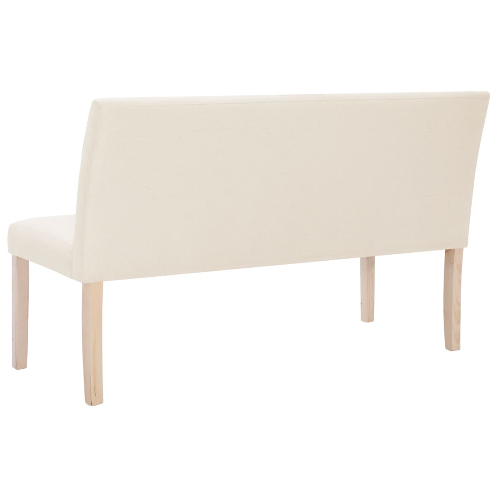 Lavice 139,5 Cm Krémová Polyester