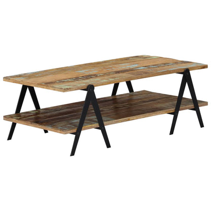Konferenční Stolek 115 X 60 X 40 Cm Masivní Recyklované Dřevo