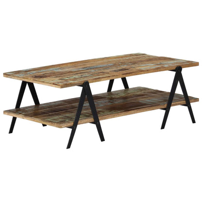 Konferenční Stolek 115 X 60 X 40 Cm Masivní Recyklované Dřevo