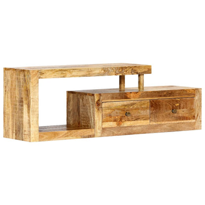 Tv Stolek 120 X 30 X 40 Cm Masivní Mangovníkové Dřevo