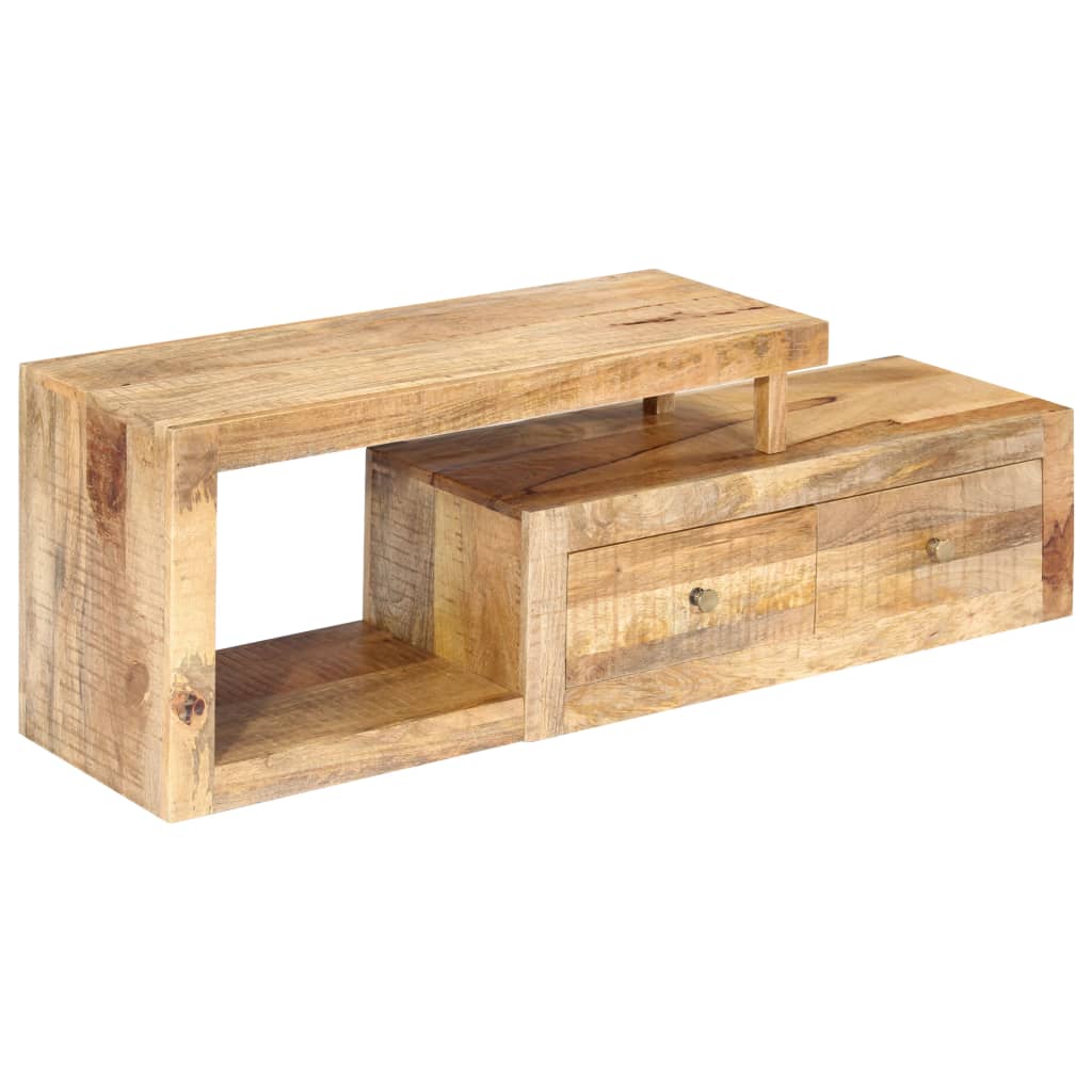 Tv Stolek 120 X 30 X 40 Cm Masivní Mangovníkové Dřevo