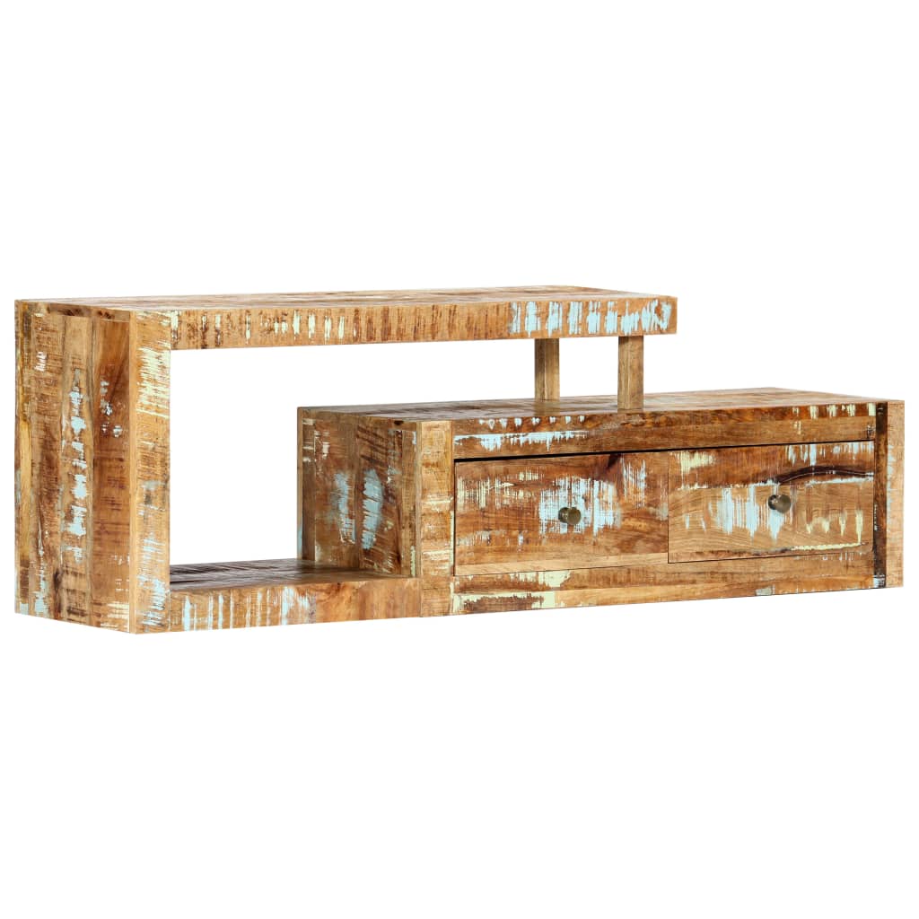 Tv Stolek 120 X 30 X 40 Cm Masivní Recyklované Dřevo