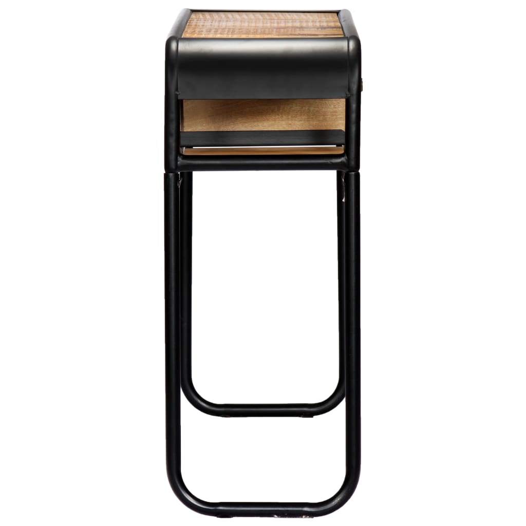 Konzolový Stolek 118 X 30 X 75 Cm Masivní Mangovníkové Dřevo