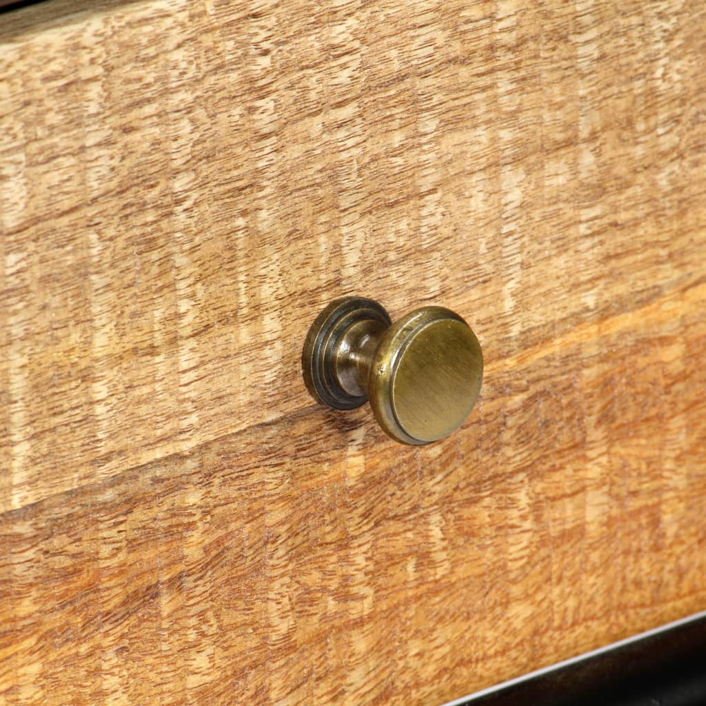 Konzolový Stolek 118 X 30 X 75 Cm Masivní Mangovníkové Dřevo