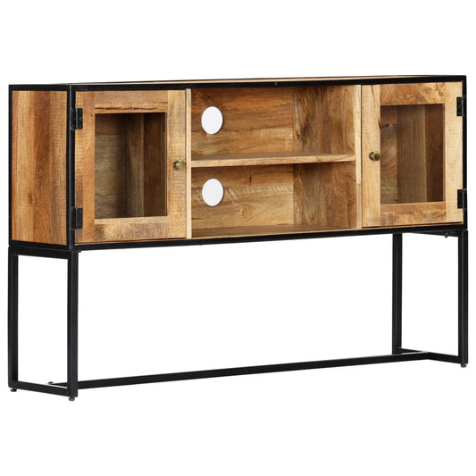 Tv Stolek 120 X 30 X 75 Cm Masivní Recyklované Dřevo Krémová