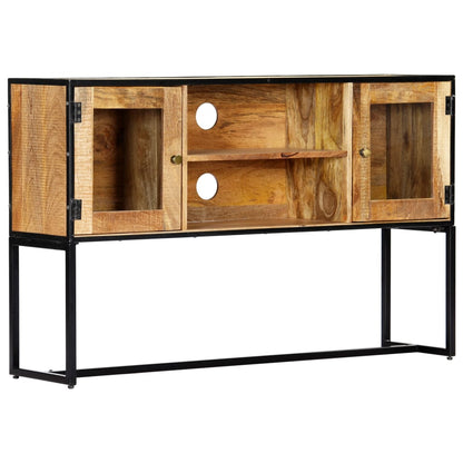 Tv Stolek 120 X 30 X 75 Cm Masivní Recyklované Dřevo Krémová