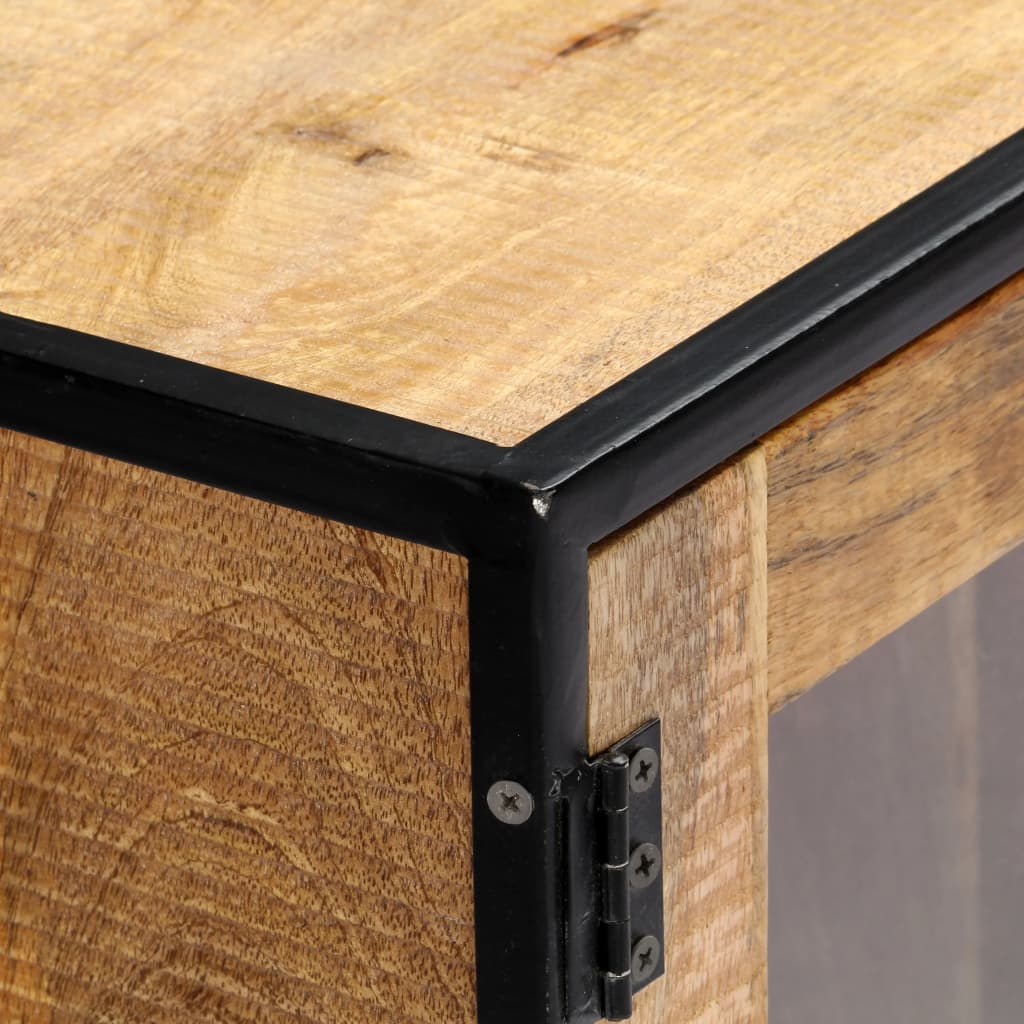 Tv Stolek 120 X 30 X 75 Cm Masivní Recyklované Dřevo Krémová