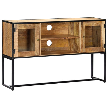Tv Stolek 120 X 30 X 75 Cm Masivní Recyklované Dřevo Krémová