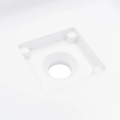 Umyvadlo 50 X 50 X 12,3 Cm Minerální/Mramorový Kompozit Bílé