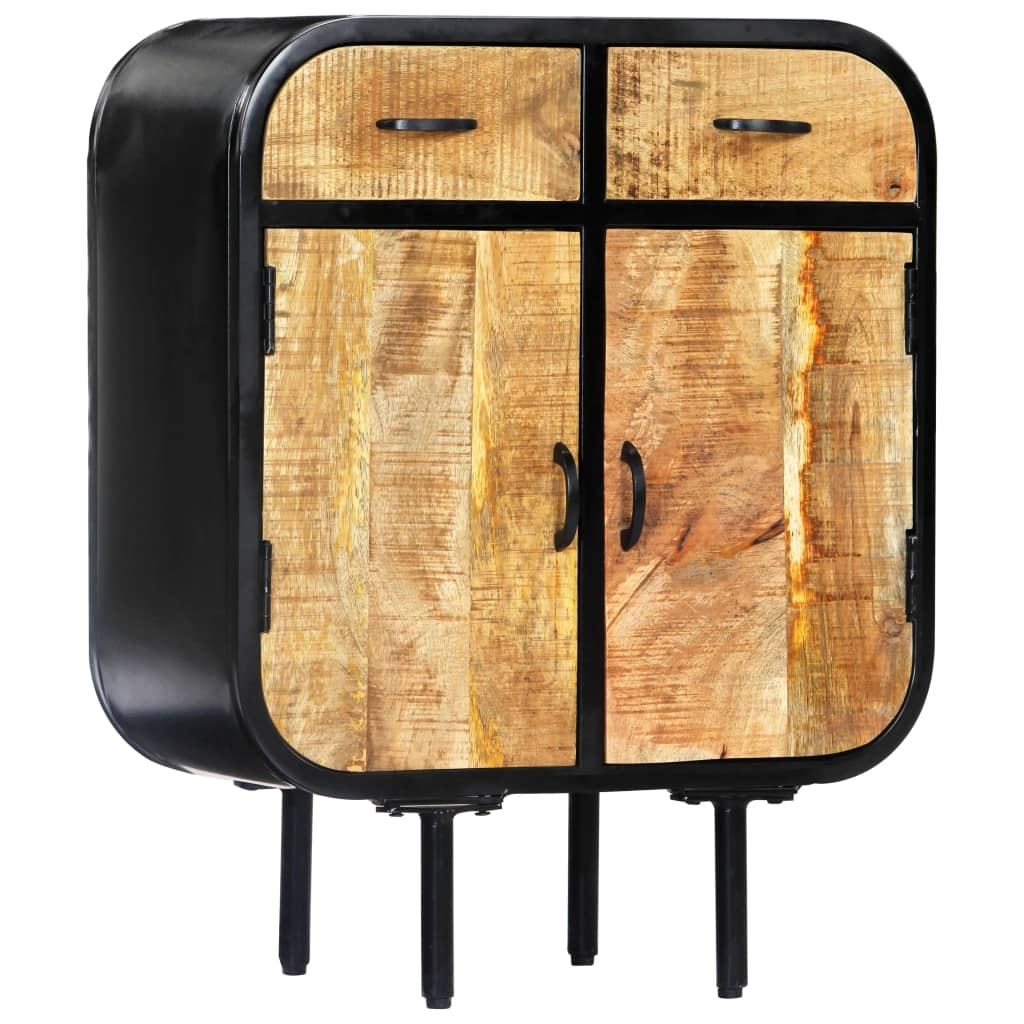 Příborník 60 X 30 X 75 Cm Masivní Recyklované Dřevo