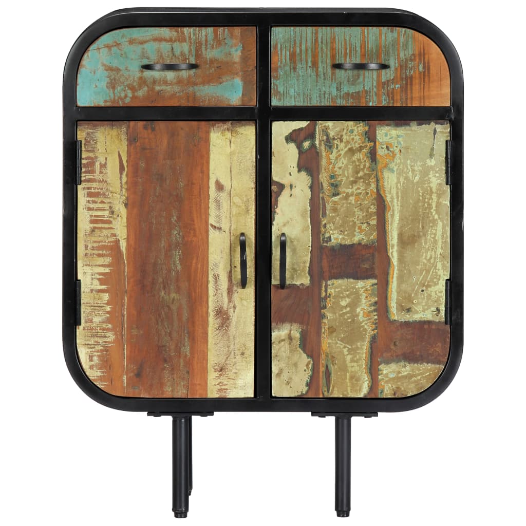 Příborník 60 X 30 X 75 Cm Masivní Recyklované Dřevo