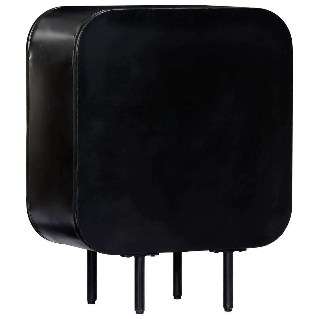 Příborník 60 X 30 X 75 Cm Masivní Recyklované Dřevo