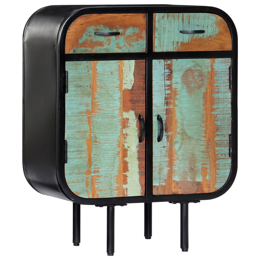 Příborník 60 X 30 X 75 Cm Masivní Recyklované Dřevo