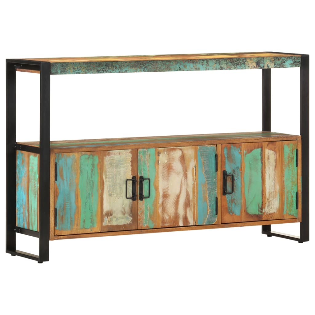 Příborník 120 X 30 X 75 Cm Masivní Recyklované Dřevo