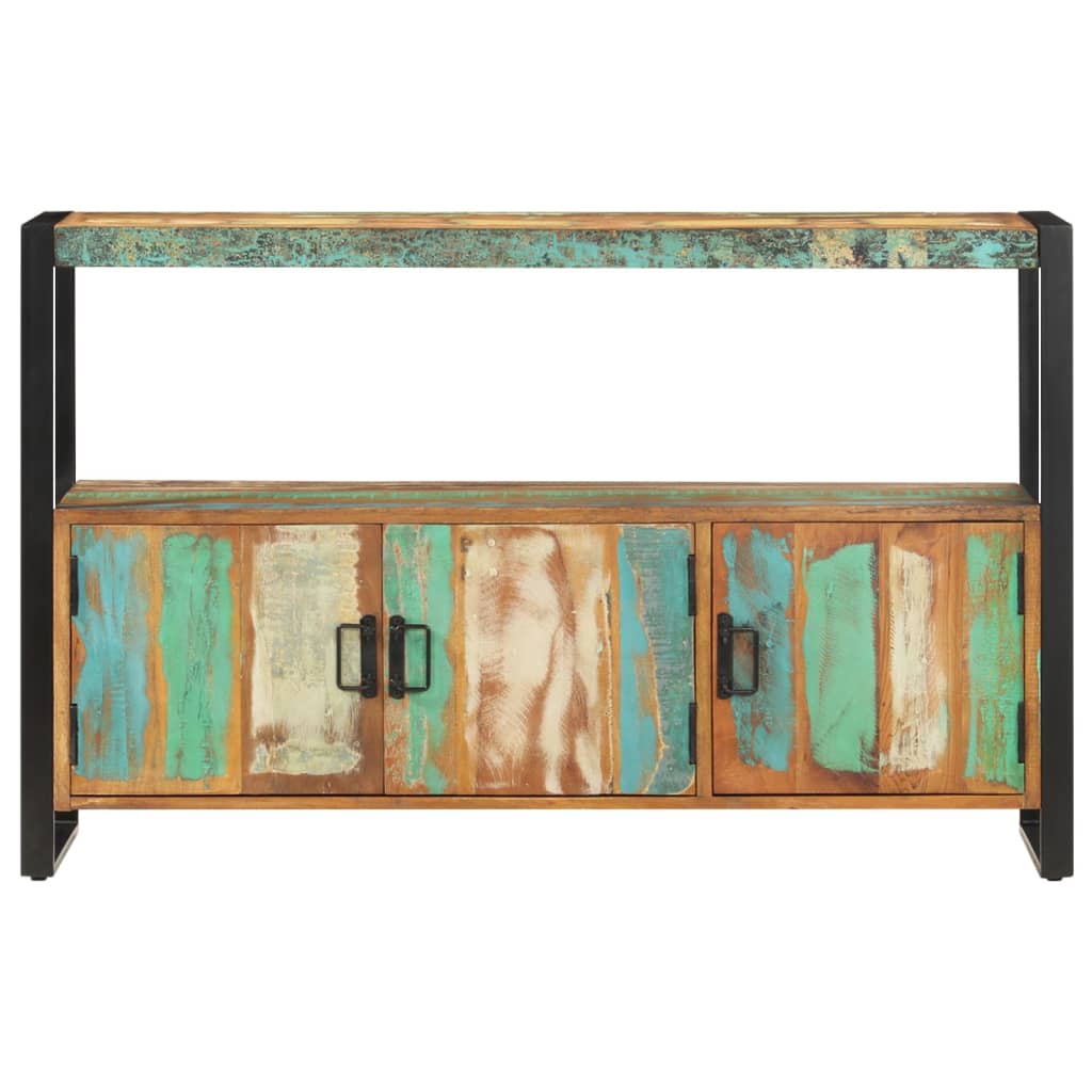 Příborník 120 X 30 X 75 Cm Masivní Recyklované Dřevo