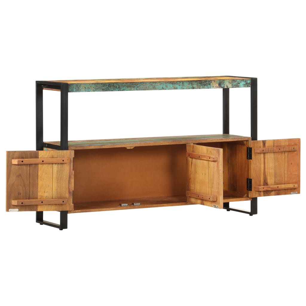 Příborník 120 X 30 X 75 Cm Masivní Recyklované Dřevo