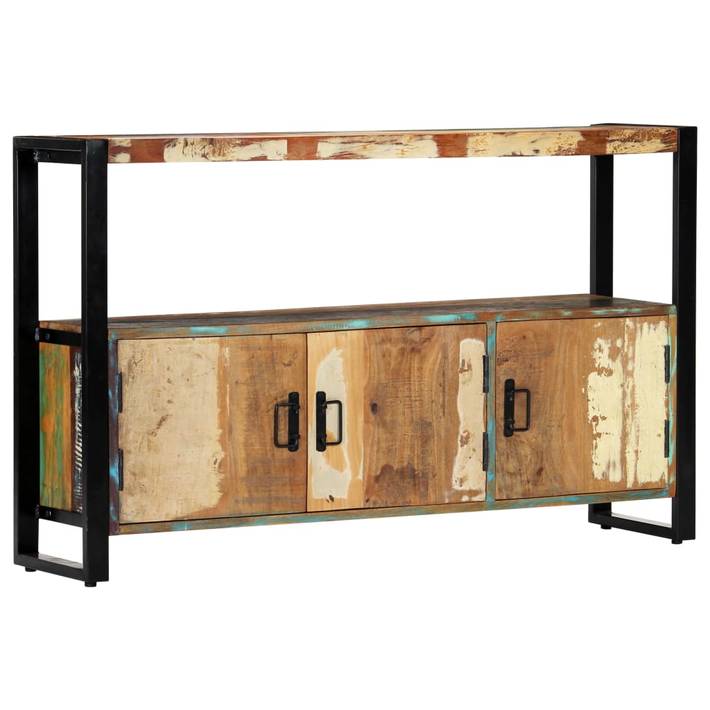 Příborník 120 X 30 X 75 Cm Masivní Recyklované Dřevo