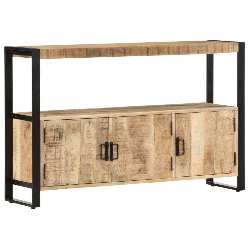 Odkládací Skříňka 120 X 30 X 75 Cm Masivní Mangovníkové Dřevo