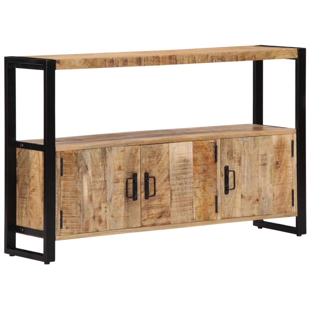 Odkládací Skříňka 120 X 30 X 75 Cm Masivní Mangovníkové Dřevo