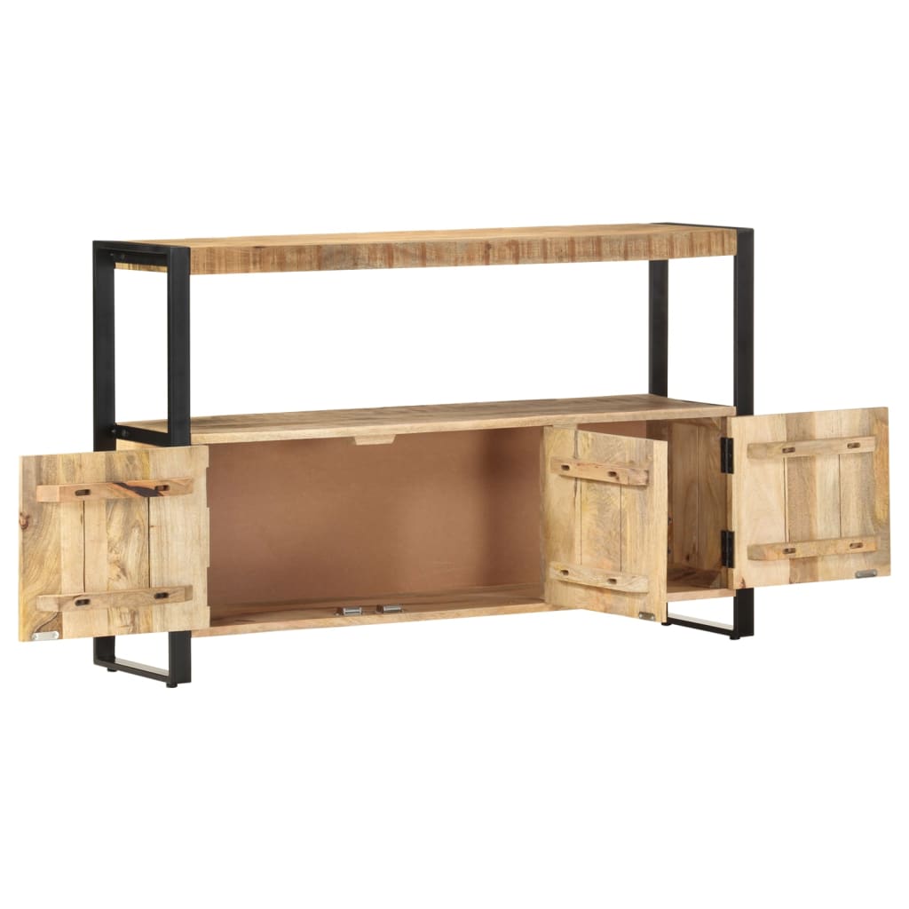 Odkládací Skříňka 120 X 30 X 75 Cm Masivní Mangovníkové Dřevo