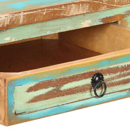 Konzolový Stolek 120 X 40 X 75 Cm Masivní Recyklované Dřevo Světle Hnědá