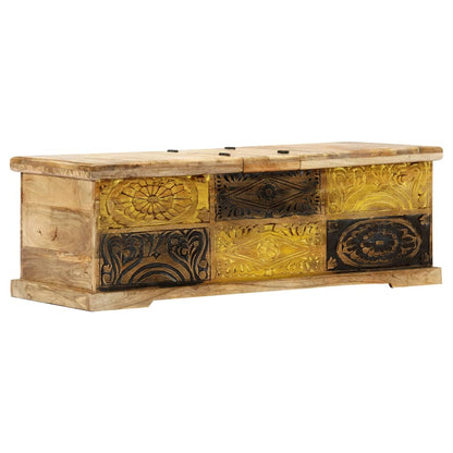 Konferenční Stolek 100 X 50 X 35 Cm Masivní Mangovníkové Dřevo