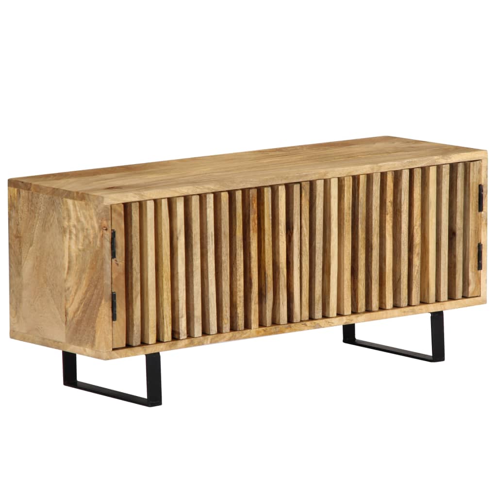 Tv Stolek 90 X 30 X 40 Cm Masivní Mangovníkové Dřevo