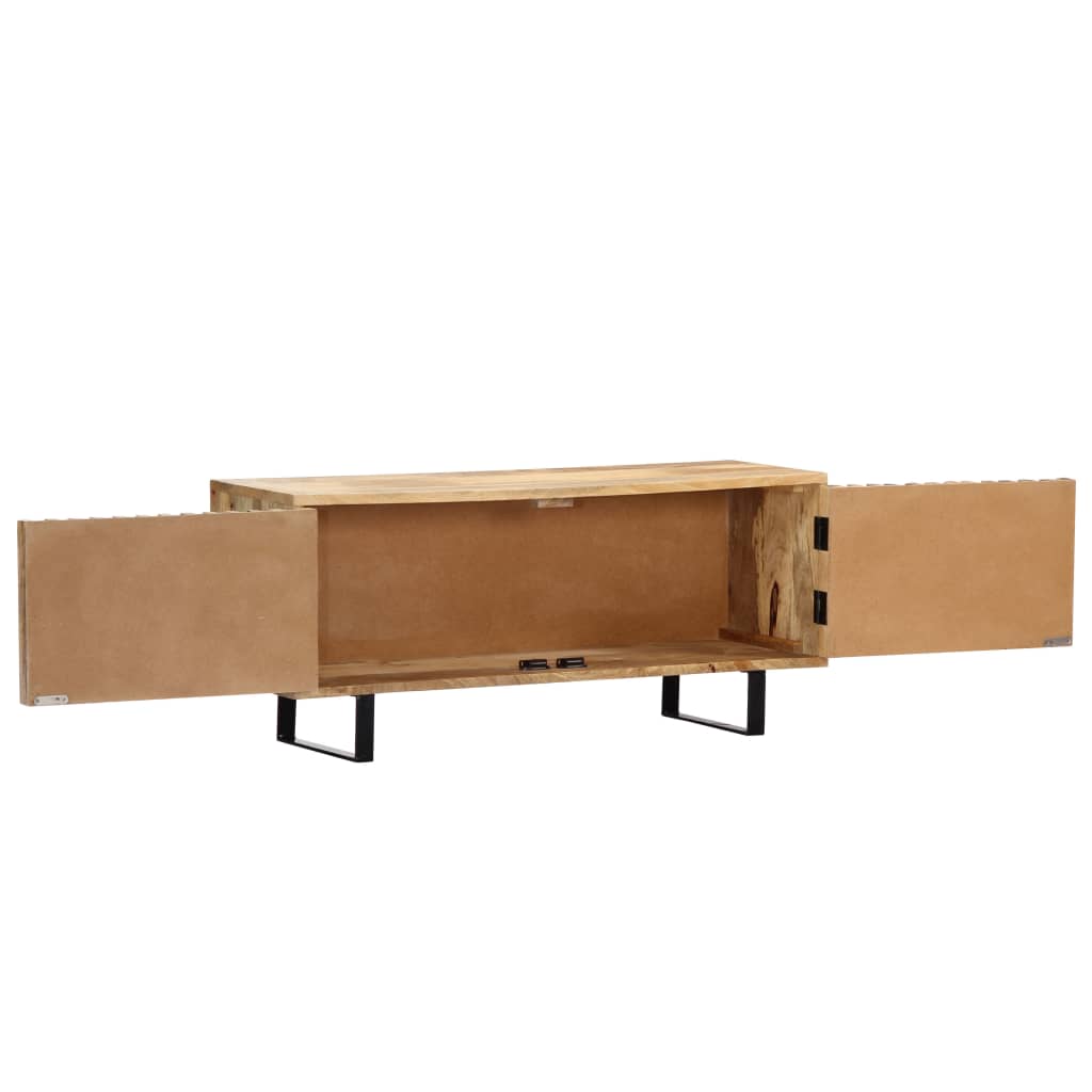 Tv Stolek 90 X 30 X 40 Cm Masivní Mangovníkové Dřevo
