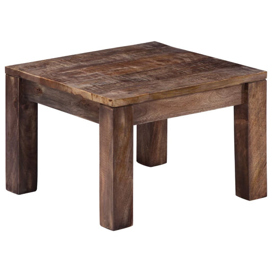 Konferenční Stolek 50 X 50 X 35 Cm Masivní Mangovníkové Dřevo